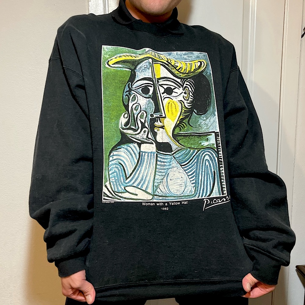 Picasso Sweatshirt | Xl | Official Picasso Signature Art Clothing